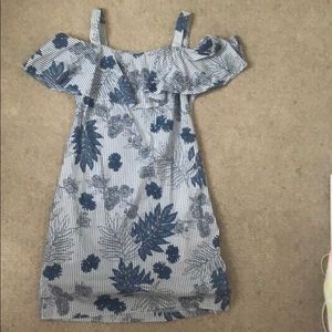 Flowing Blue striped/floral Tommy Hilfiger dress